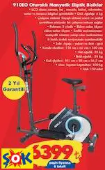 FOX FİTNESS 910EO OTURAKLI MANYETİK ELİPTİK BİSİKLET FOX FİTNESS 910EO OTURAKLI MANYETİK ELİPTİK BİSİKLET